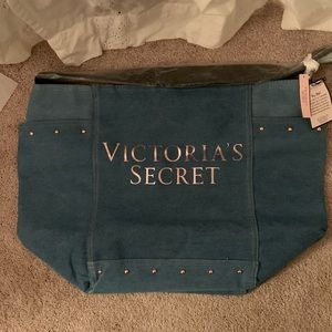 NWT Victoria’s Secret denim tote